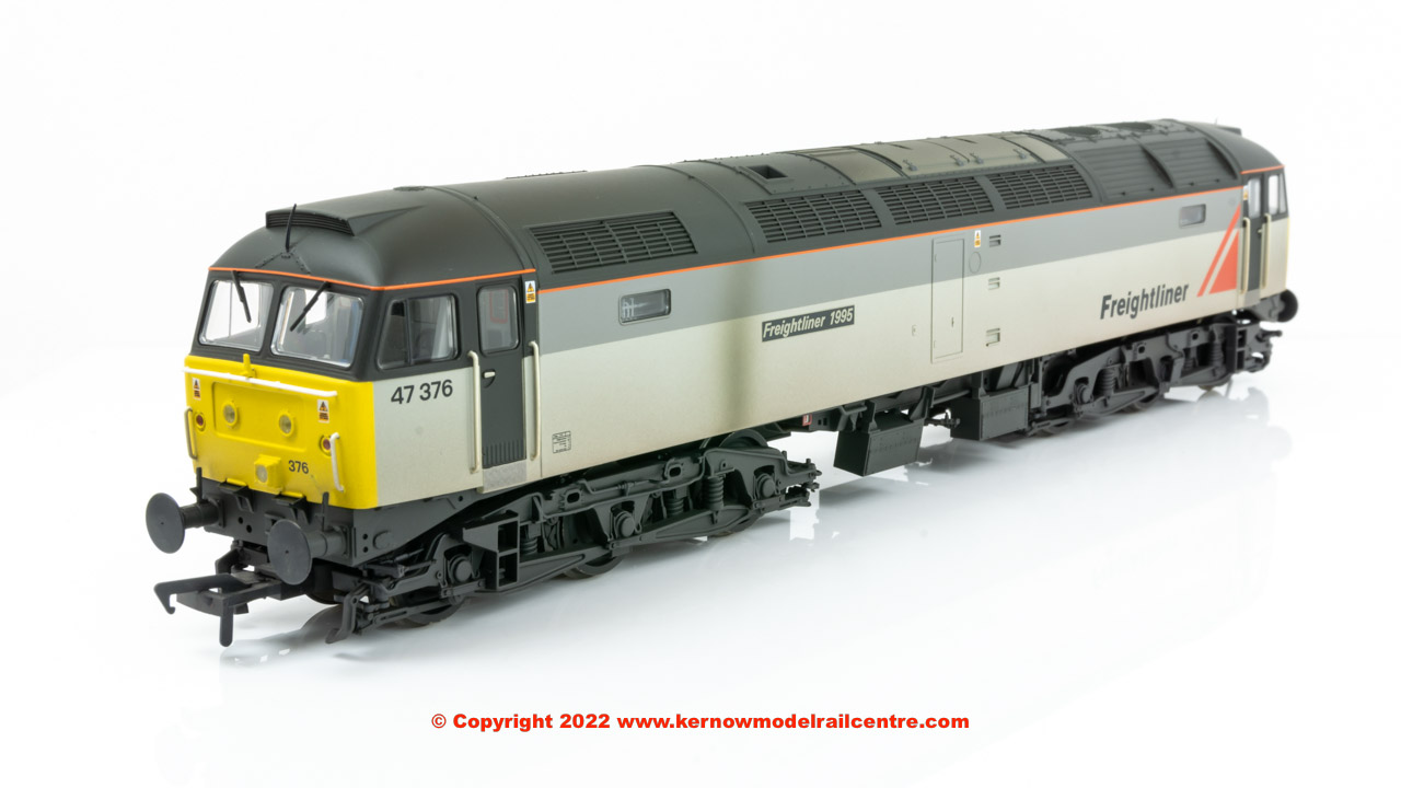 35-430SFX Bachmann Class 47/3 Diesel Locomotive number 47 376 "Freightliner 1995" in Freightliner Grey livery with weathered finish